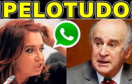 Se trata de escuchas filtradas de charlas telefónicas privadas entre la ex mandataria y el exjefe de Inteligencia Oscar Parrillii, actual secretario de Fernández