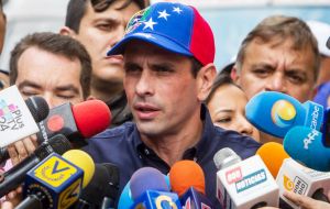 Henrique Capriles, calificó a los comicios como “un monumental fracaso”, y aseguró que “hoy lo que estuvo a la vista no necesita más explicación”.
