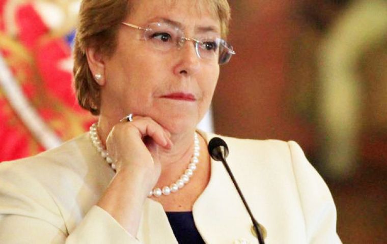  “Sabemos que para la igualdad plena en el reconocimiento del amor humano debemos dar un paso más”, aseguró Bachelet 