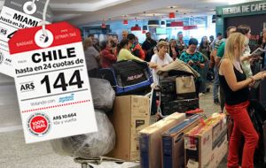 Del total de turistas que se espera lleguen a Chile, un 58,5% corresponderá a argentinos, los cuales totalizarán 2.027.679 llegadas para el período. 