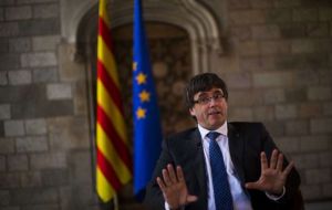 Puigdemont pidió una “mediación internacional” para el conflicto catalán “apadrinada por la UE”