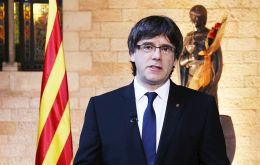 Puigdemont dijo que su Gobierno actuaría “a fines de esta semana o comienzos de la próxima”, según la entrevista con la BBC.