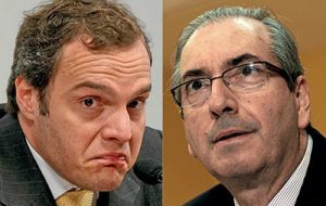 Funaro confesó haber entregado a Cunha un millón de reales (US$ 315.000) para que comprara votos entre los diputados con el fin de apartar a Rousseff de su cargo.