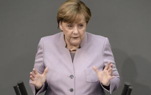 Angela Merkel defendió que la solución al conflicto con Cataluña “tenga como base la Constitución española”, y agregó “apoyamos la postura del Gobierno español” 