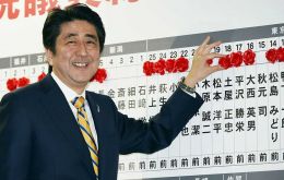 El triunfo de Abe lo encamina a convertirse en el primer ministro nipón que más ha durado en el cargo desde la Segunda Guerra Mundial