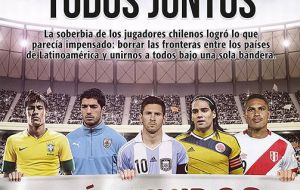 “La soberbia de jugadores chilenos logró lo que parecía impensado: Borrar las fronteras entre países de Latinoamérica y unirnos a todos bajo una sola bandera”