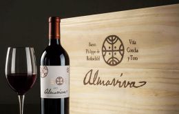 El primer lugar lo obtuvo el vino chileno Almaviva 2015, de Concha y Toro, con una puntuación perfecta de 100 puntos. 