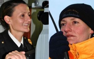 A bordo del submarino, viaja Eliana Krawczyk, de 35 años, “la primera oficial submarinista de la historia de la Armada Argentina y es jefa de Armas”