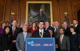 El Senado, de mayoría republicana, aprobó el texto de reforma fiscal y de baja de los impuestos por 51 votos a favor y 48 en contra.