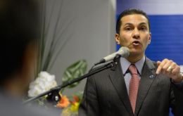 Marcos Pereira del partido de derecha PRB, será candidato a diputado federal en octubre, cuando la Cámara baja renueve sus 513 bancas