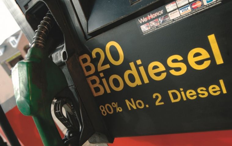 Argentina “esperaba” la medida, pero aunque OMC dictaminase que el bio-diesel está subsidiado, “los aranceles deberían rondar en el peor de los casos el 20%”.