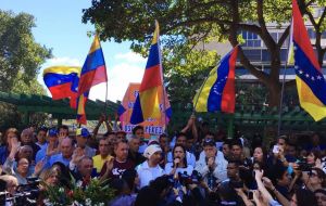 El partido opositor Vente Venezuela convocó la concentración en Caracas en tributo a ”todas las víctimas de la tiranía” 