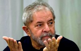 Lula fue condenado el miércoles pasado a 12 años y un mes de cárcel en segunda instancia, por un juicio en el marco de la mega-causa anticorrupción ”Lava Jato