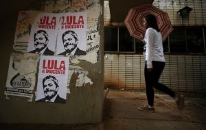 Pese a los varios juicios por corrupción en su contra, Lula es favorito para ganar un tercer mandato presidencial, con un 36% de los apoyos en las últimas encuestas