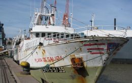 Tanto la empresa como el capitán del pesquero Playa de Galicia se declararon culpables de los dos delitos que se les imputaron