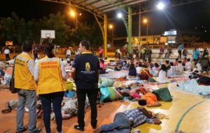 Se han reportado conflictos entre vecinos de la ciudad fronteriza de Cúcuta y venezolanos que se refugian canchas polideportivas