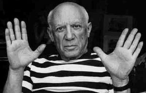 La técnica electromagnética permitió conocer que Picasso empleaba varios metales moldeables como arcilla o yeso, que posteriormente eran recubiertos de bronce