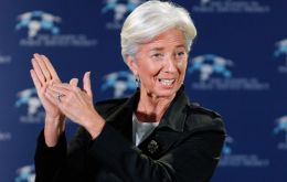 “Desde nuestro punto de vista, hay que estar atentos a lo que sucede en particular en Estados Unidos”, afirmó Lagarde 
