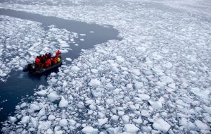 La División Australiana Antártica (AAD) dijo que la capa alcanzó su punto más bajo del presente año el 18 de febrero