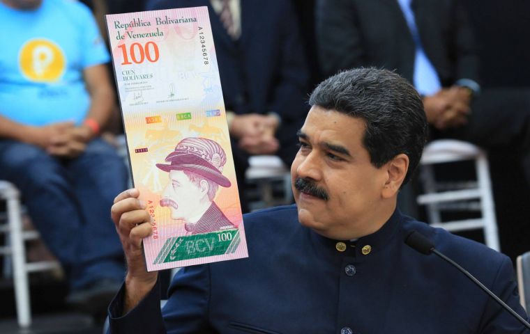 Maduro ordenó la eliminación de tres ceros del Bolívar y sacar de circulación el cono monetario, conjunto de monedas vigente, a partir del próximo 4 de junio.