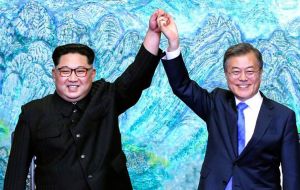 Kim declaró: ”EE.UU. nos considera repugnantes pero, en cuanto hablemos, se darán cuenta de que no soy alguien que va a lanzar un arma nuclear”