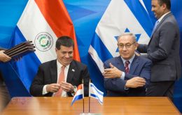 ”El presidente Horacio Cartes, tiene previsto venir a Israel antes de fin de mes para abrir una nueva embajada en Jerusalén”, informó el portavoz Emmanuel Nahson