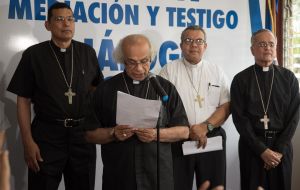 Los obispos urgieron a Ortega a frenar la violencia y permitir el ingreso de la Comisión Interamericana de Derechos Humanos (CIDH)