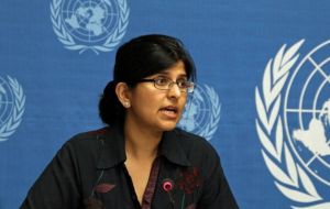  “Nos preocupa que la situación en Nicaragua continúa siendo volátil”, declaró una portavoz del Alto Comisionado, Ravina Shamdasani.