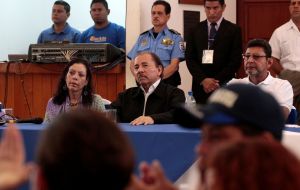 Brenes leyó una carta que les envió Ortega en respuesta a la propuesta y en que se limita a decir que los puntos “serán considerados en la mesa del diálogo nacional”.
