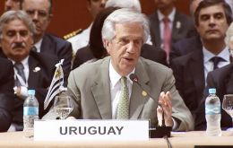 La última cumbre del Mercosur en que la presidencia pasó a Uruguay mereció las críticas de Uruguay por la lentitud de negociaciones con la Unión Europea 