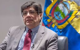 Quito llamó “a consultas al embajador ecuatoriano en Bolivia y suspendimos el viaje del nuevo embajador de Ecuador designado a Venezuela” dijo José Valencia