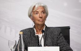 Christine Lagarde advirtió que el PIB global podría sufrir una caída por la guerra comercial en curso. 