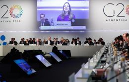 El comunicado fue emitido al cierre de la Reunión de Ministros de Finanzas y Gobernadores del Banco Central del G20, que se realizó en Buenos Aires 