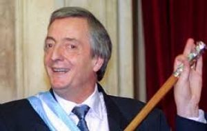 ”Hoy 06/5/2013 vuelvo a escribir después de la muerte de Néstor C. Kirchner (...). Pensé que después del fallecimiento no se haría más el valijero”