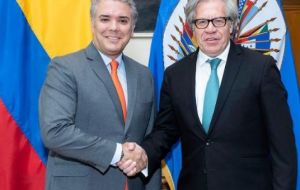 Al tiempo que concreta su desvinculación, la diplomacia colombiana trabajará por el fortalecimiento de la Organización de Estados Americanos (OEA).