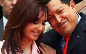 Mucho se especuló con que ese dinero podía ser un aporte del mandatario venezolano Hugo Chávez a la campaña de la ex presidente Cristina de Kirchner.