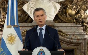 Trump subrayó su “firme apoyo” al “compromiso” de Argentina con el FMI para “encarar los actuales desafíos económicos del país” 