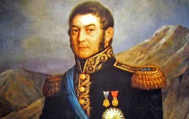El General José de San Martín