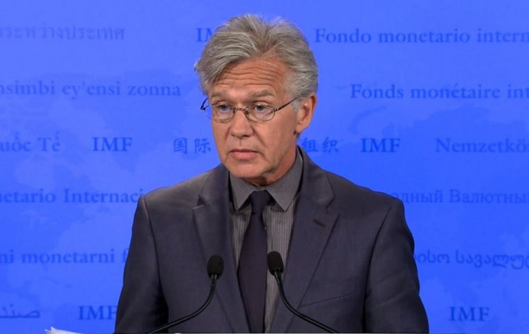 Las conversaciones avanzan por un buen camino y el acuerdo se concretará “lo más pronto posible”, dijo Gerry Rice, portavoz del FMI