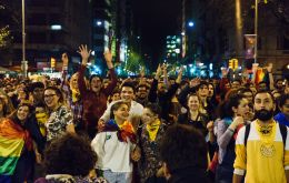 En la undécima edición de la movilización, miles de personas marcharon bajo diferentes consignas en Montevideo. Foto: Sebastián Astorga