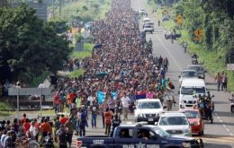 Se permitió el paso porque la cancillería abogó para que no continuaran a la intemperie, dijo el comisionado de Migración de México, Gerardo García