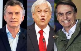 Macri y Piñera resultaron los mensajes más comprometidos en respaldo al presidente electo Jair Messias Bolsonaro