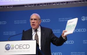 OCDE espera una contracción de 2,8% en 2018, más profunda que el 1,9% prevista en el último reporte