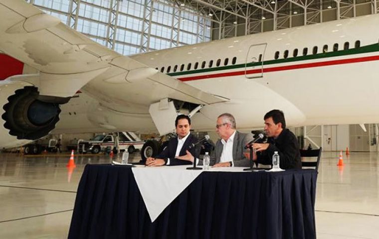 El polémico Boeing 787-8 de 218 millones de dólares que el ex presidente Enrique Peña Nieto estrenó en febrero de 2016 ya se encuentra en California para su venta  
