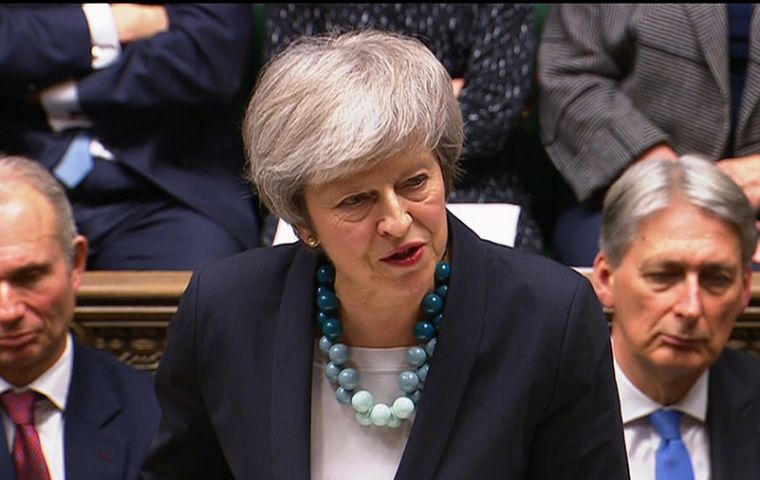 A solo 100 días que Reino Unido salga de la Unión Europea, Theresa May todavía debe sumar apoyos en un Parlamento dividido en torno al acuerdo