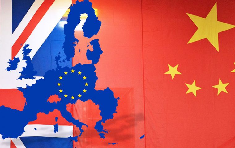 “China espera que el Brexit discurra de manera ordenada y está lista para avanzar relaciones paralelas China-UE y China-Reino Unido”, indicó el Ministerio