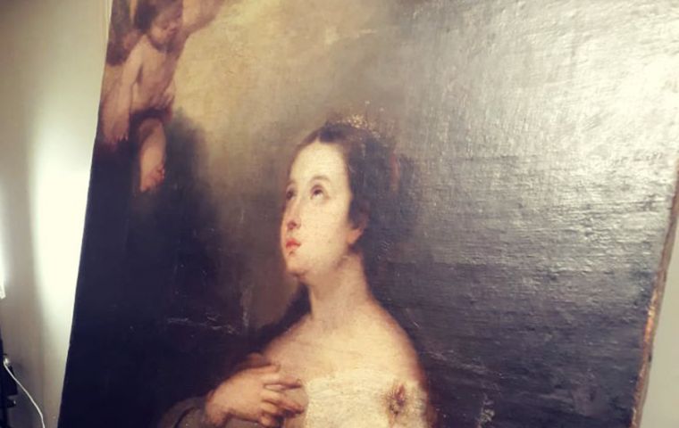 La pintura, “Santa Catalina”, hecha en el siglo XVII por el artista español Bartolomé Murillo, había sido robada en 1983