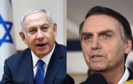  Pompeo y Netanyahu se reunirán en Brasilia, donde ambos asistirán a la toma de poder, en Año Nuevo, del presidente electo Jair Bolsonaro