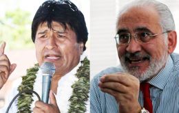Los sondeos le dan a Morales una intención de voto en el entorno del 30%, con el ex presidente Carlos Mesa, solo unos pocos puntos por detrás