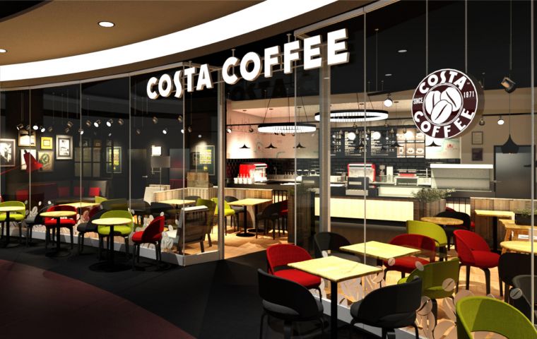 La empresa británica Costa Coffee es la primera cadena de cafeterías del Reino Unido, y la segunda más grande del mundo, solo por detrás de Starbucks